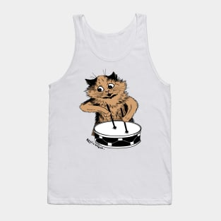 Drummer Cat Tank Top